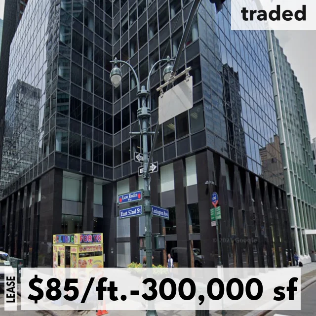 MKP Capital Management Leases 300000 SF At 600 Lexington Ave With SL Green Realty Corp
