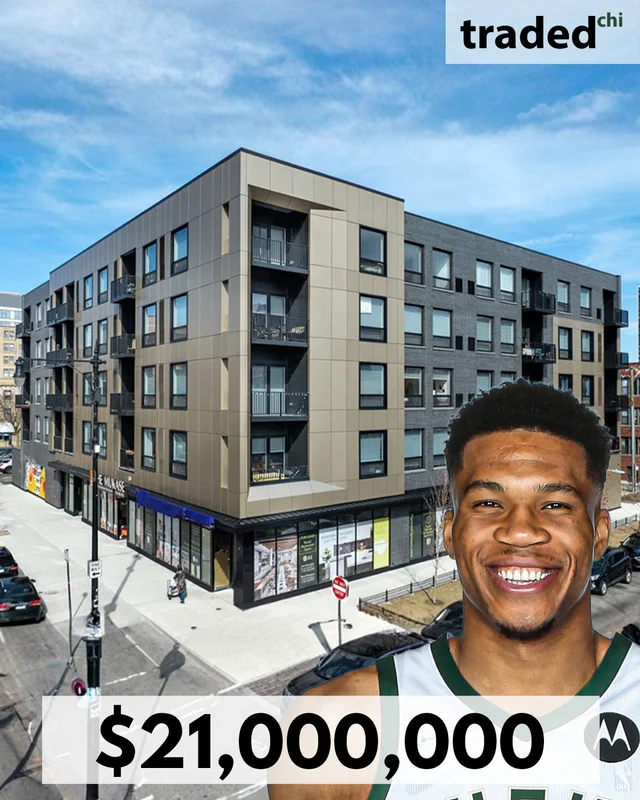 Giannis Antetokounmpo's Ante, Inc. Acquires Mixed-use Asset For $21 Million In Chicago