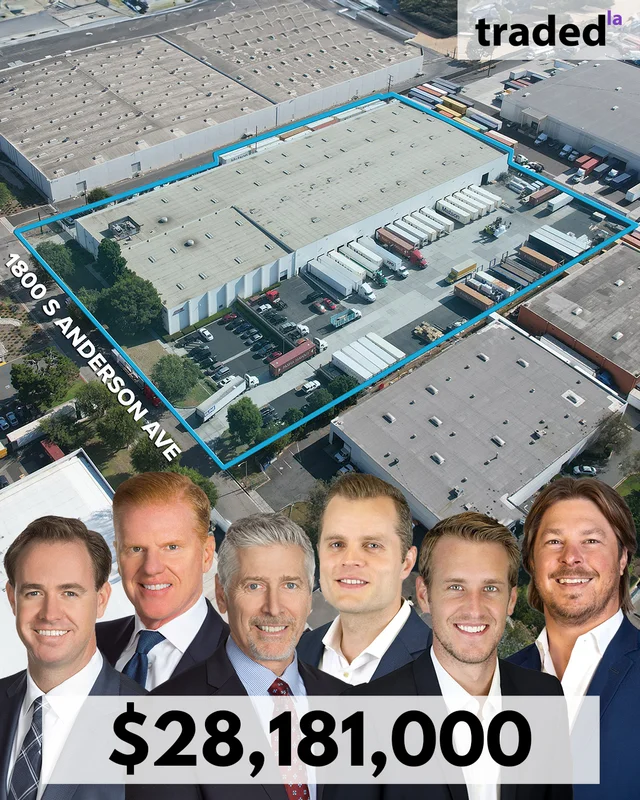 Industrial Property Sold In Compton For $28.18M With Buyer's Rep Kidder Mathews And Seller's Rep The Klabin Company