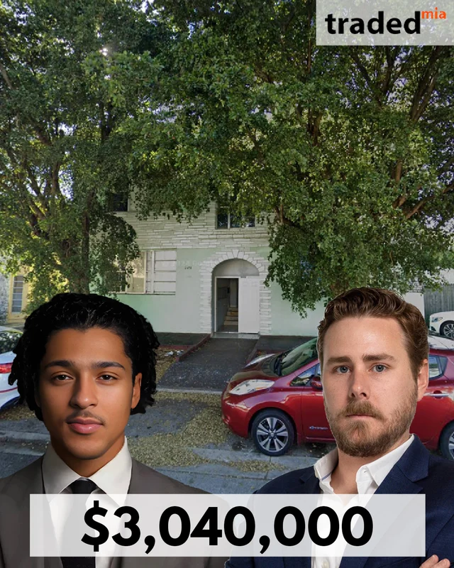 Antonio Nicholls Purchases Multifamily Property In Miami From Jessica Gonzalez Reynoso For $3.04M