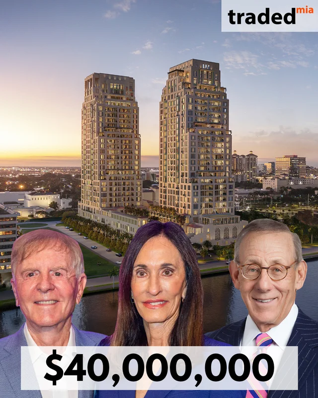 John Sculley And Diane Sculley Purchase Condo In West Palm Beach For $40 Million From Stephen Ross