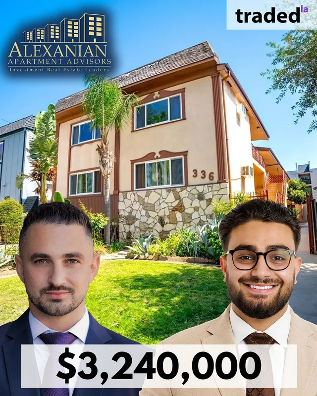 Alex Marc Purchases Glendale Multifamily Property From Linda Dohr For $3.24M With Broker Representation