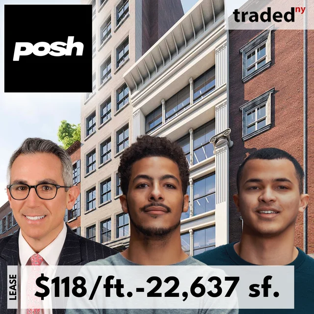 Avante Price & Eli Taylor-Lemire Of Posh Lease Office Space At 40 Crosby Street From Greg Kraut