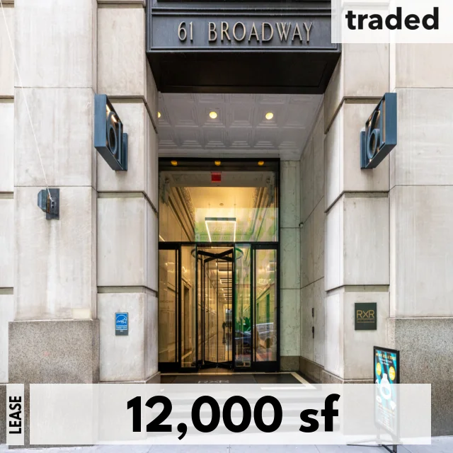 Legends Hospitality Leases 12000 Square Feet At 61 Broadway New York From RXR Realty