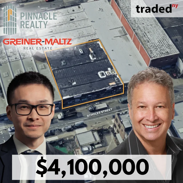 Zeev Puder Sells Industrial Property At 360 Scholes Street Brooklyn For $4.1M With Eitan Hakami And JianLi Zou