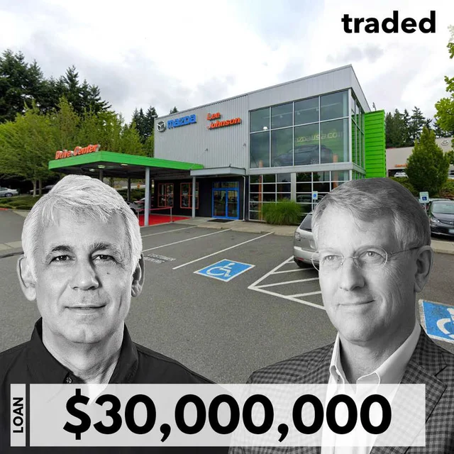Gantry Secures $30 Million Loan To Refinance Lee Johnson Family's Kirkland Automotive Dealership