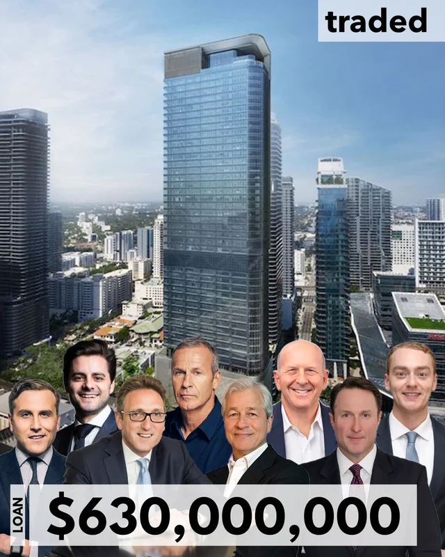 Goldman Sachs And JPMorgan Provide $630 Million Refinance Loan For 830 Brickell Plaza In Miami