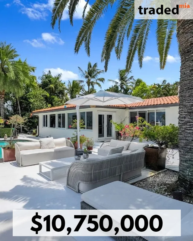 Debra Gelber Acquires Single Family Home In Miami Beach For $10.75M From Anthony Cusenza And Dionea Orcini