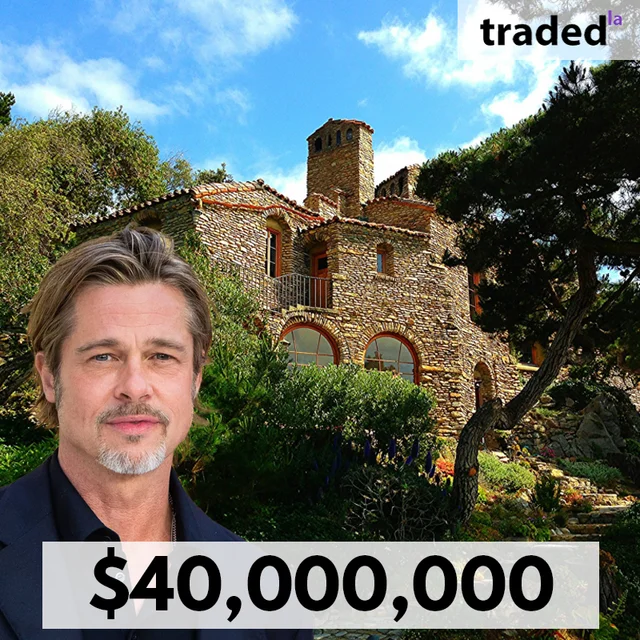 Brad Pitt Acquires SFR Property On 2.51 Acres In Carmel-by-the-Sea For $40M