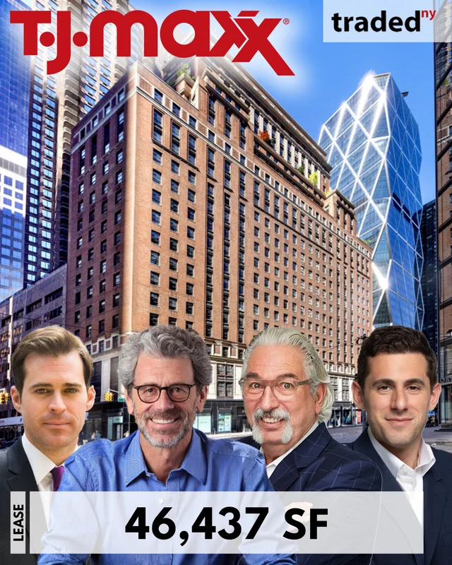 T.J. Maxx Renews Lease For 46437 Square Feet At 250 West 57th Street, Manhattan