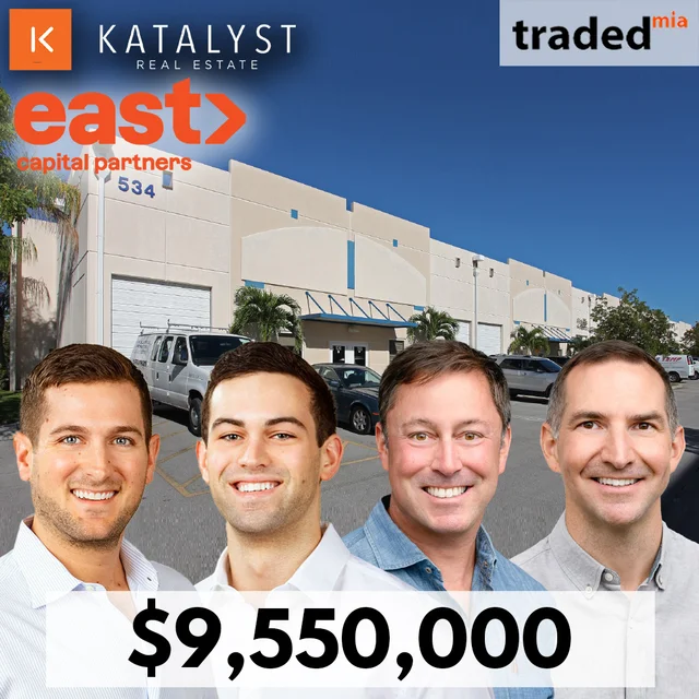 Drew DeWitt & David Archibald Of East Capital Partners Acquire Industrial Asset In Port St. Lucie For $9.55M