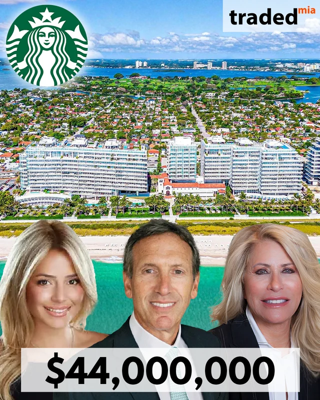 Howard Schultz Purchases Surfside Penthouse For $44 Million From Stockbridge Holdings