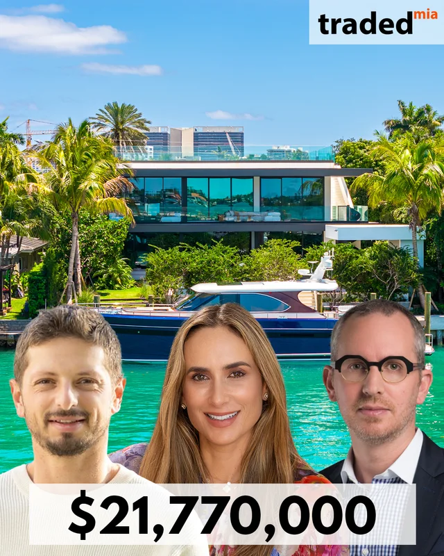 Menachem Kranz Sells Single Family Home In Bay Harbor Islands For $21.77M With Brokers Moshe Goldshtein & Vanessa Frank