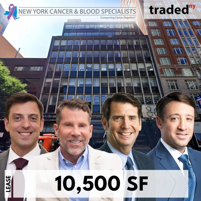 New York Cancer & Blood Specialists Leases 10,500 Square Feet At 210 East 86th Street