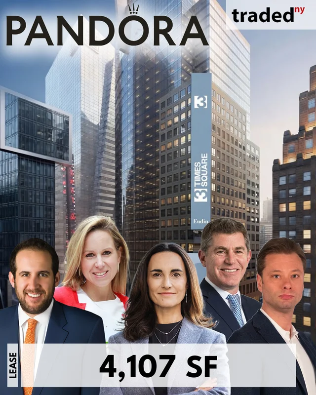 Michael Rudin & Samantha Rudin Earls Lease 4,107 SF Retail Space To Pandora In Times Square