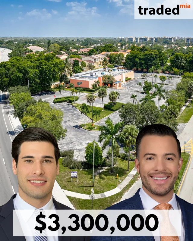 Jorge Gonzalez Purchases Development Site From Antonio Vilariño For $3,300,000 In Sunrise