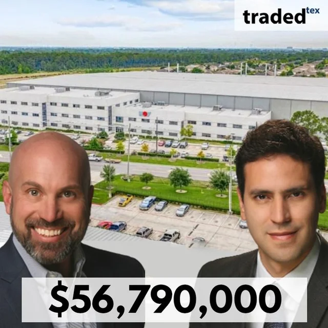 Lee & Associates Brokers John Berger & Mauricio Olaiz Facilitate $56.8M Sale Of Industrial Property In Houston