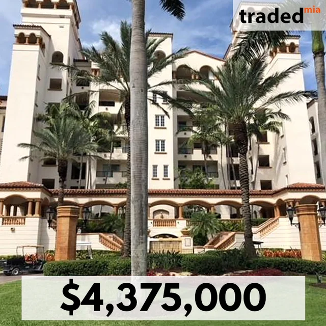 Josh N Bennett Acquires Fisher Island Condo Unit From Juliean Charouhis & William N Charouhis For $4.375M