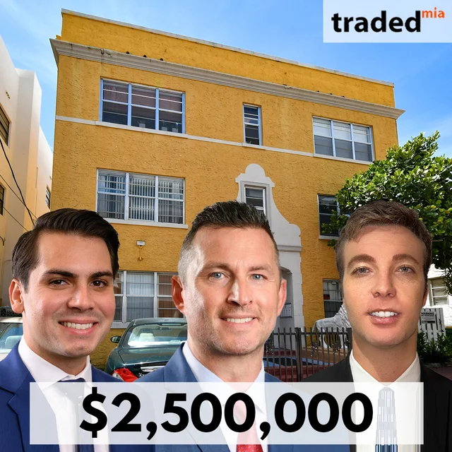 Federico Olivieri And Victor Sandoval Purchase Multifamily Asset In Miami Beach For $2.5M