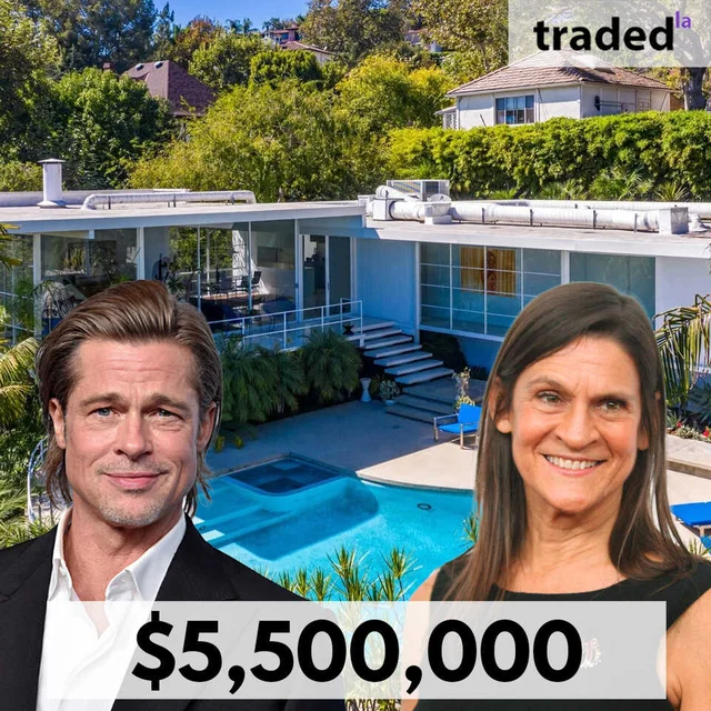 Brad Pitt Acquires Los Feliz Single Family Property For $5.5M