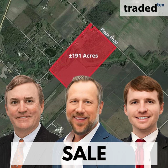 Colliers Acquires 191 Acres Of Land In Richmond, TX With Brokers Chris Hutcheson, James Kadlick & Harrison Kane
