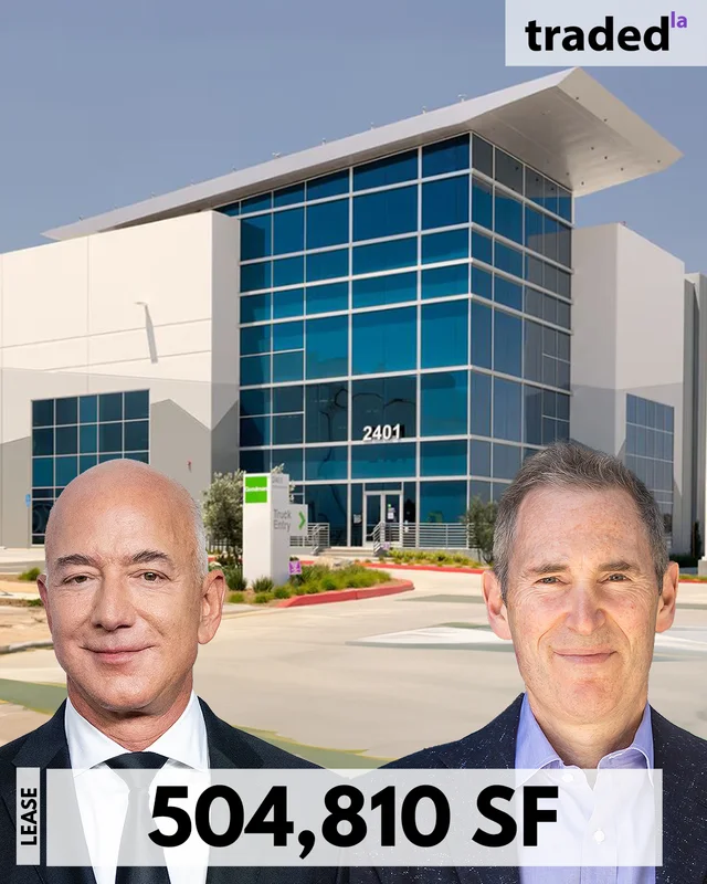 Jeff Bezos & Andy Jassy Lease 504,810 SF Industrial Building In Long Beach For Amazon