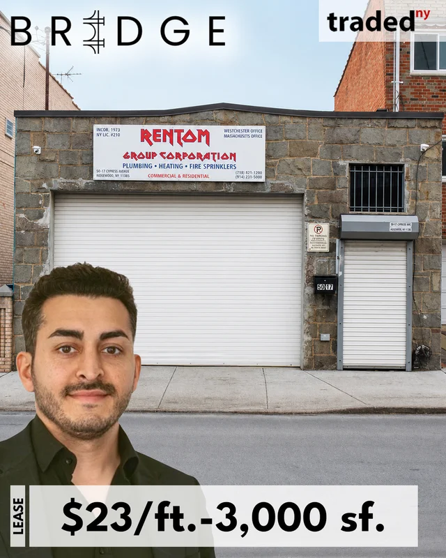 Noah Fernando Leases Industrial Space At 80-77 Cypress Avenue Glendale To AMD AK Corp For $23/ft