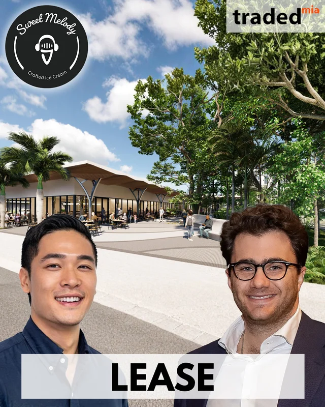 Sebastien Scemla Of Omega Investors Group Leases Retail Space To Sweet Melody Ice Cream In North Miami