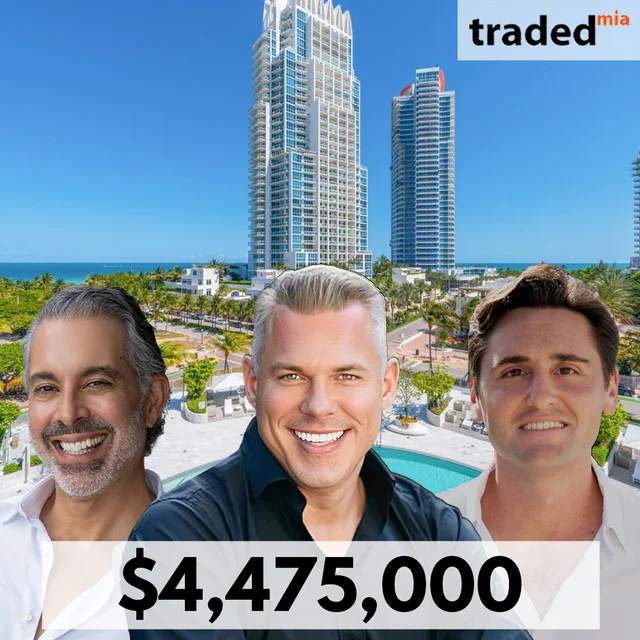 David Pulley Of The Agency Represents Buyer In $4.475M Sale Of Miami Beach Condo