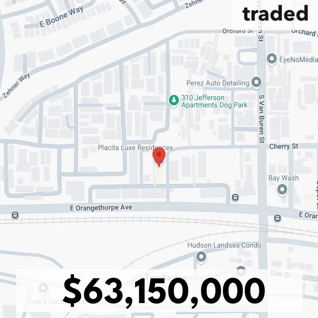 Gelt Inc. Acquires MultiFamily Asset At 1500 Cherry St Placentia For $63.15M