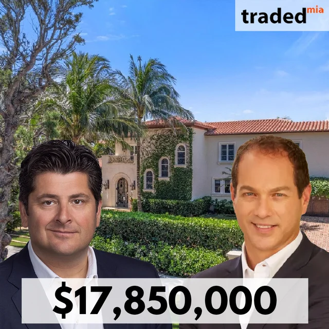 John Richard Knop And Leslee Helene Belluchie Sell Palm Beach Mansion To 110 Wells Trust For $17.85M