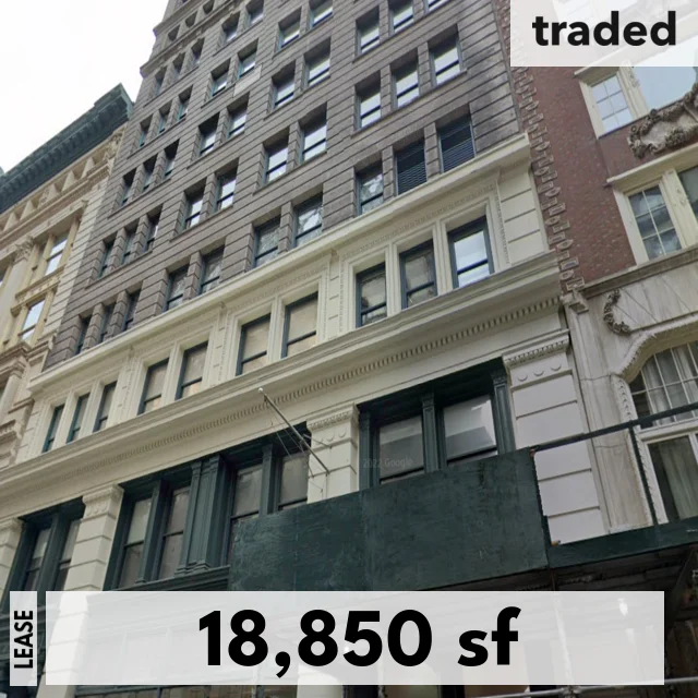 Kaufman Organization Leases 18,850SF Office Space At 23 W 18th St, New York