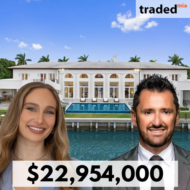 Gabriella Chariff & Carlo Dipasquale Represent Seller In $22.95M Biscayne Point Sale