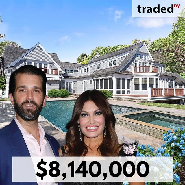 Donald Trump Jr. & Kimberly Guilfoyle Sell Bridgehampton SFR For $8.14M