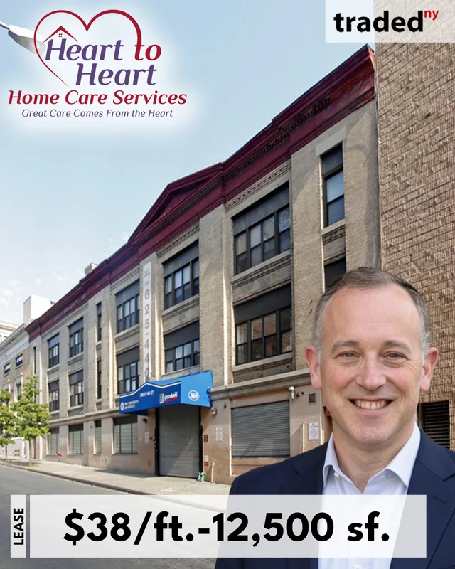 Heart To Heart Homecare Signs 10-Year Lease For 12,500 Square Feet In Bronx Medical Office