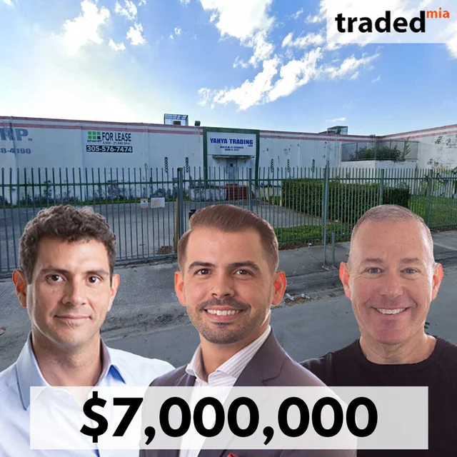 Chariff Realty Group Brokers Sell Miami Industrial Property For $7M - Zapata, Guevara & Chariff