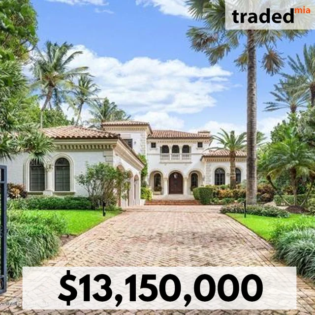 Dov Seidman & Maria Seidman Acquire Delray Beach Single Family For $13.15M