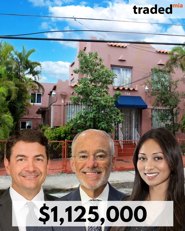 Cathrine Aichinger Acquires Little Havana Multifamily For $1.125M With Seller's Rep Sofee Desai, Felipe Echarte & Evan Kristol