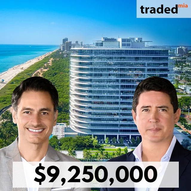 Compass Brokers Ivan Chorney & Michael Martirena Sell Miami Beach Condo For $9.25M