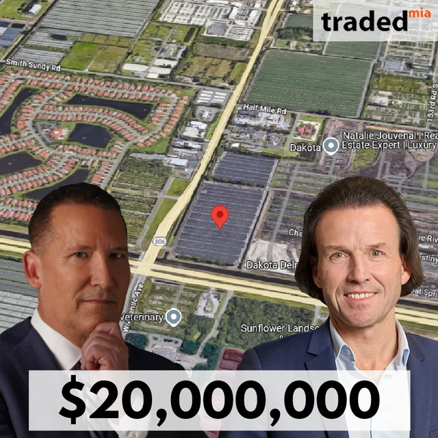Thorsten Kahlert Of Hoerbiger Corp. Purchases 14.2-Acre Development Site In Delray Beach For $20M