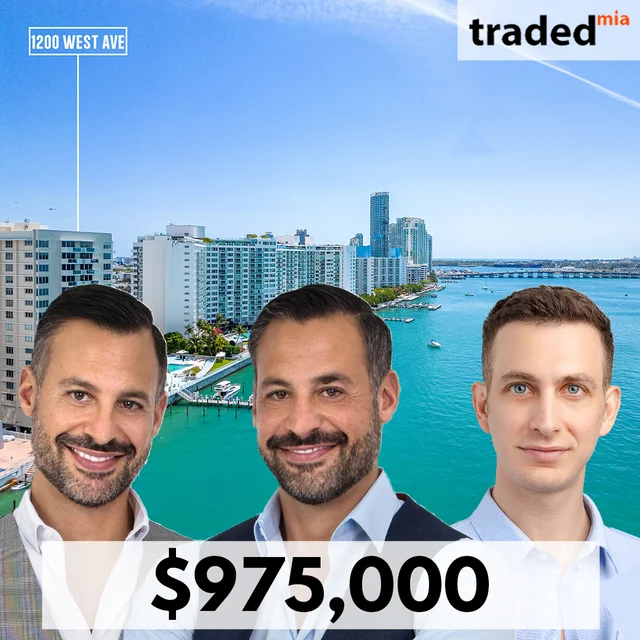 Jacopo Mentz Buys Condo From Christopher Fidater In Miami Beach For $975,000