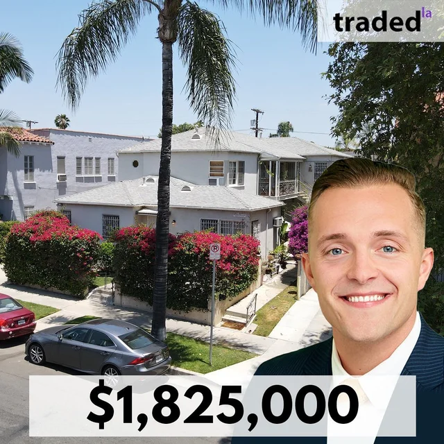 Schlom Givol Acquires Multifamily Property For $1.825M On Sierra Bonita Ave, Los Angeles