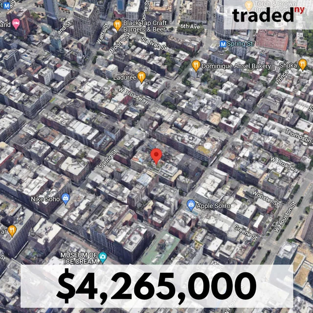 Compass Brokers Sell Condo At 103 Greene Street For $4.26M