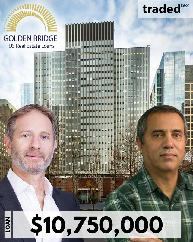 Erez Britt & Haim Dadi Of Golden Bridge Provides $10.75M Loan For Houston Office Acquisition