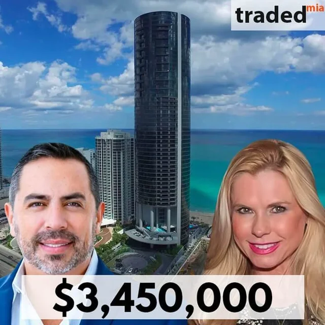 Juan Alvarez Realty Group And Dezer Platinum Realty LLC Facilitate $3.45M Sale Of Residential Condo In Sunny Isles Beach