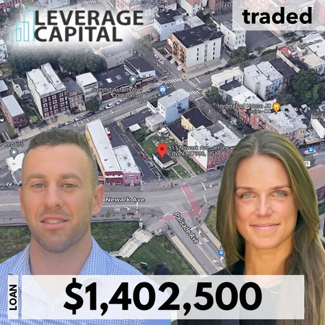 Leverage Capital Provides $1.4M Bridge Loan For Development Site In Jersey City, NJ