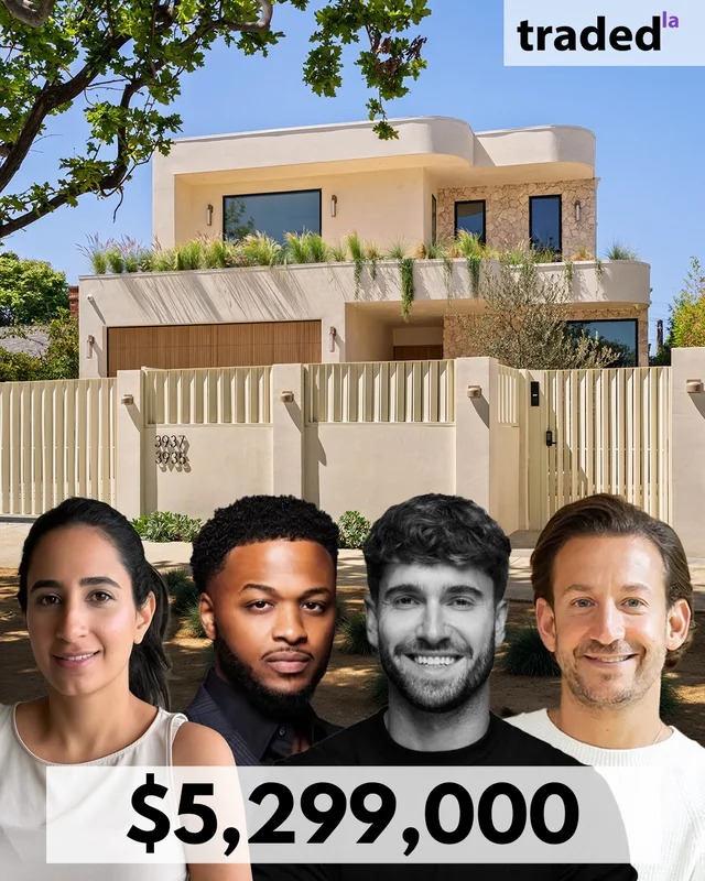 Tom Sanders Purchases Single Family Home On Marcasel Avenue For $5,299,000 With Kris Everett & James Harris As Buyer's Representatives