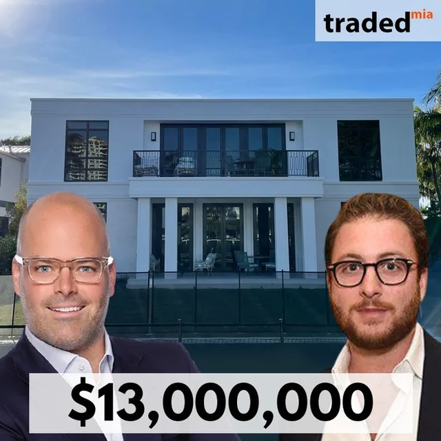 James Curnin's Clara Homes Sells Miami Beach SFR For $13M With Oliver Lloyd's Douglas Elliman Representation
