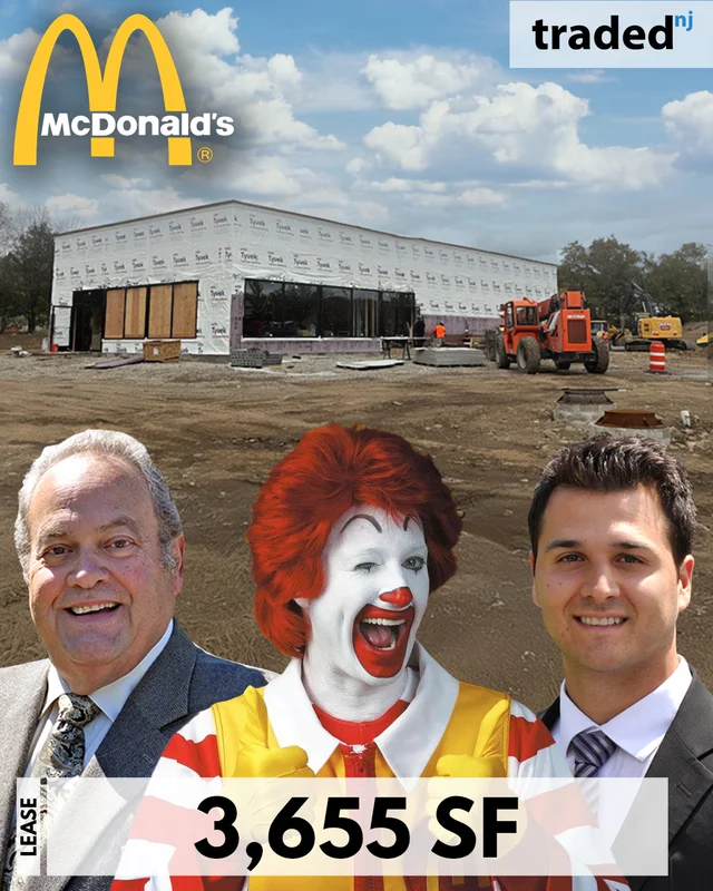 McDonald's Signs Lease For 3,655 Square-Foot Retail Space In Oakland New Jersey