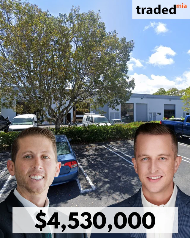Alan & Josh Levy Of Boynton Beach Industrial Park LLC Acquire Industrial Building From Motech Moldings LLLP For $4.53M